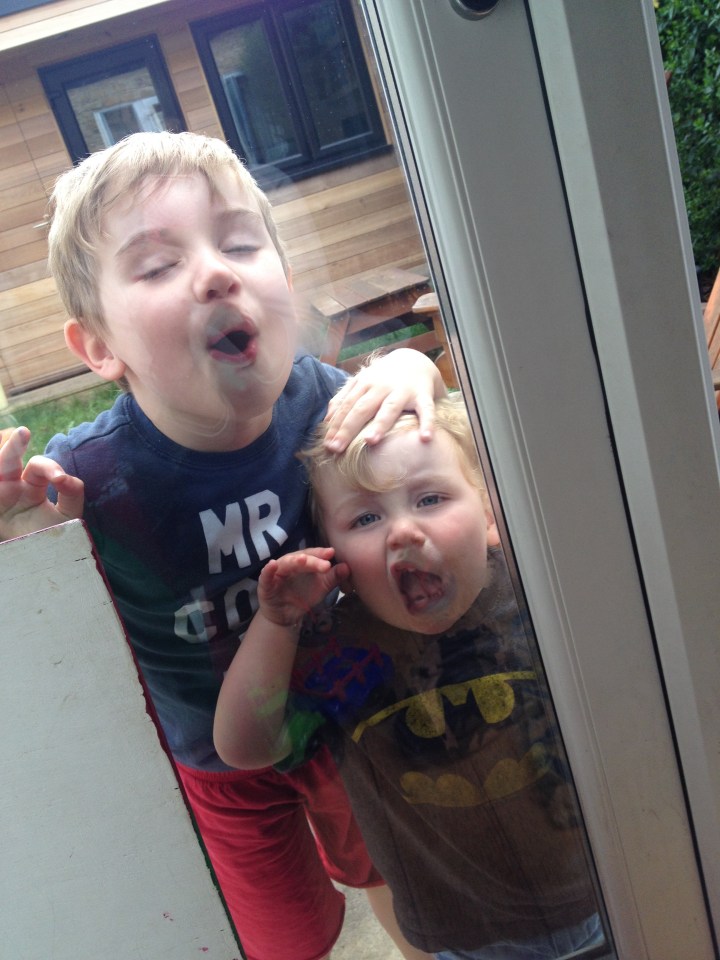  Delightful muklets being quiet and patient whilst I make an important phone call 