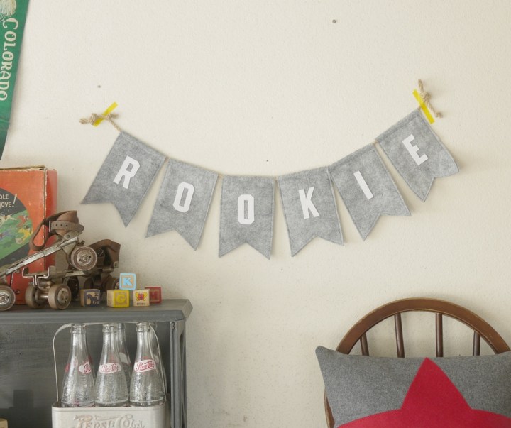  Embrace your inner Rookie! Rookie Bunting available to to buy  here  